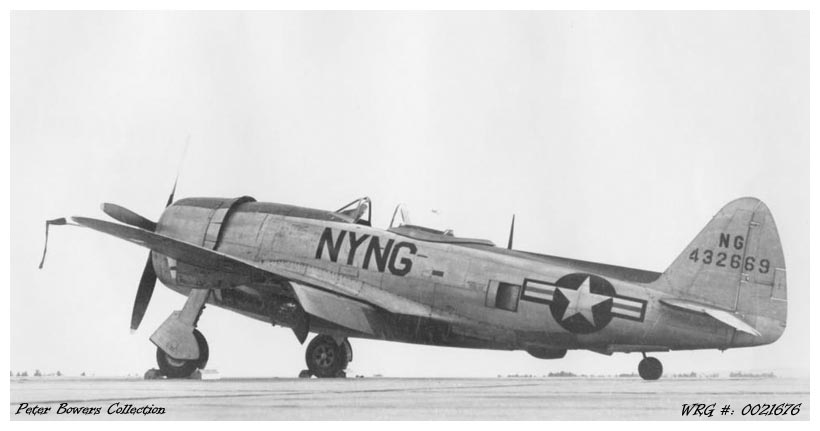 Republic P-47 Thunderbolt 44-32669 WRG#: 0021676