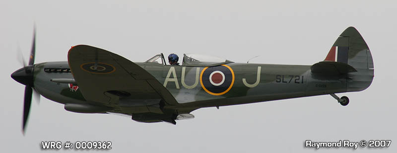 Supermarine Spitfire SL721 WRG#: 0009362