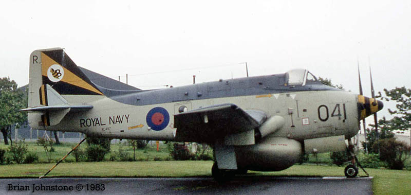 Fairey Gannet XL497, right click and view picture for larger version